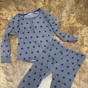 Women's Gray Star Pajama Set